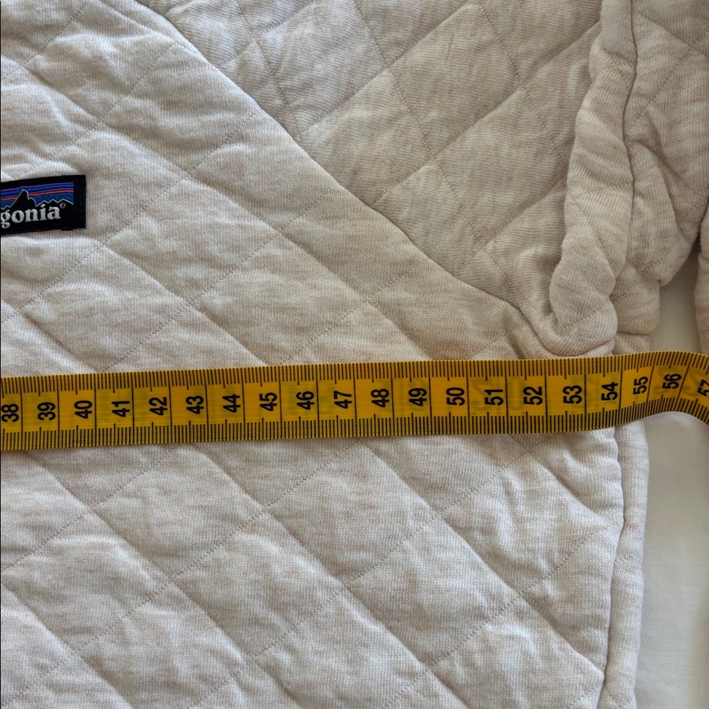 Patagonia women Quilted Crewneck Sweatshirt - Beige . - Picture 5 of 6